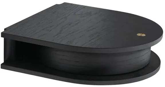 Northern Valet Wandregal m. Schublade Schwarze Eiche
